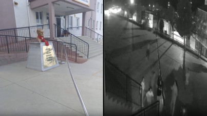 Okul bahçesinde yürekleri ısıtan görüntü