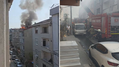 Avcılar'da çatıda çıkan yangın üç binaya sıçradı