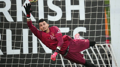 Uğurcan Çakır, Galatasaray'daki ilk antrenmanına çıktı