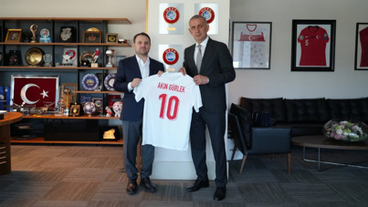 Akın Gürlek'ten İbrahim Hacıosmanoğlu'na ziyaret