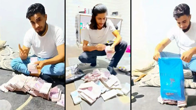 Tomar tomar parayla kutlama yaptılar, sonu kötü bitti