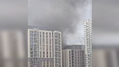 Kadıköy'de 20 katlı rezidansta yangın