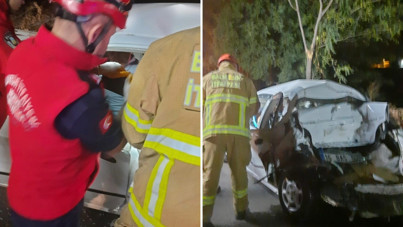 Çift taraflı trafik kazası: 2 yaralı