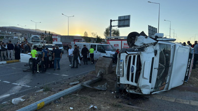 Tarım işçileri kaza yaptı: 20 yaralı