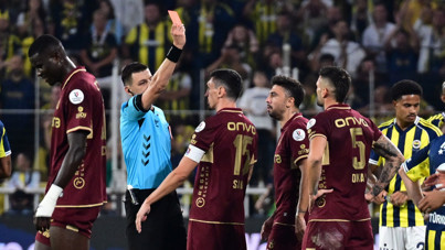 Trabzonspor kahreden kart: Fenerbahçe maçında 10 kişi kaldılar
