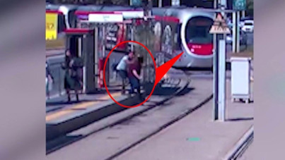 Güvenlik görevlisi sayesinde ölümden döndü