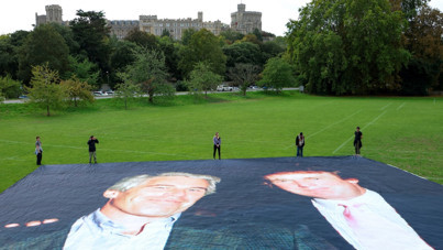 Trump'ın İngiltere ziyareti öncesinde çarpıcı eylem