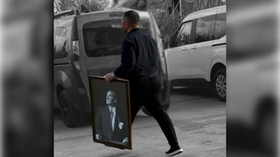 İstifa etti, Atatürk'ün fotoğrafını aldı, gitti