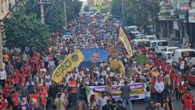Diyarbakır’da Öcalan için 'Umut hakkı' yürüyüşü