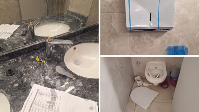 Takımları yenilince rakibin stadını parçaladılar