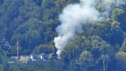 Bungalov tesisinde yangın