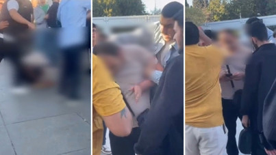 16 yaşındaki kızın gizlice fotoğrafını çeken şahsı tekme tokat dövdüler