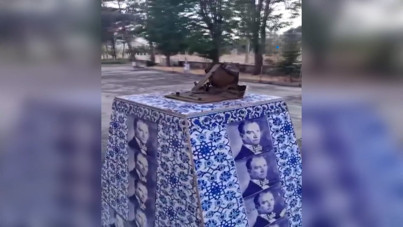 Atatürk büstüne çirkin saldırı: Şüpheli serbest kaldı