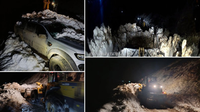 Rize’nin Trovit Yaylası'na bir kez daha çığ düştü