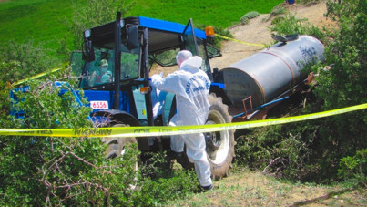 Traktörün üzerinde ölü bulundu, ekipler karnına bakınca dehşete düştü