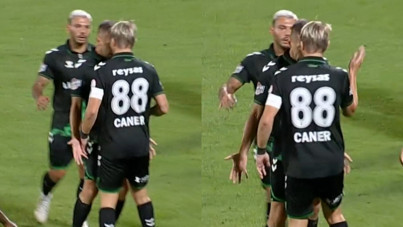 Caner Erkin yine rahat duramadı: Arkadaşını tokatladı, atıldı