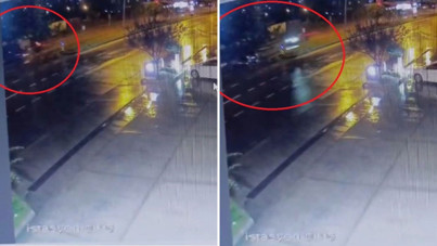 Anne ve kızını hayattan koparan kazanın görüntüleri ortaya çıktı