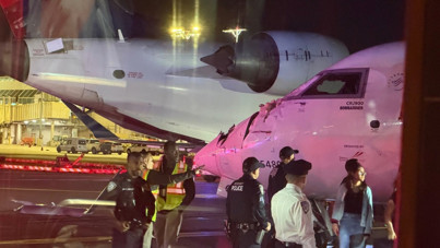 Havalimanında panik: Yolcu uçakları çarpıştı