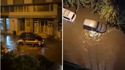 Maltepe ve Üsküdar'da caddeleri su bastı