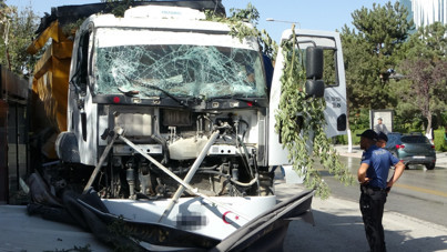 Kontrolden çıktı, iş yerlerine daldı
