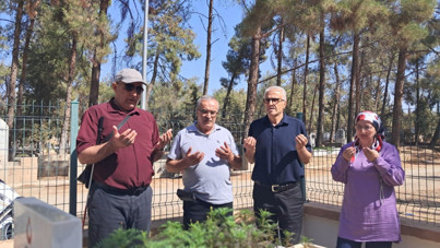 Şehit babasının mezarını 58 yıl sonra buldu