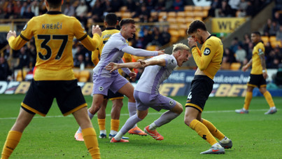 Vitor Pereira erken kırmızı gördü: Wolverhampton, Ferdi'nin Brighton'ı ile yenişemedi
