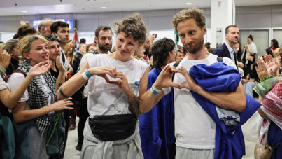 Küresel Sumud Filosu'ndaki aktivistler konuştu