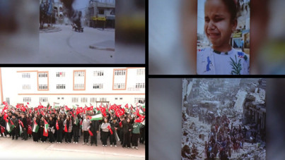 Okullarda Filistin etkinliği: Çocuklara bombardıman izletildi