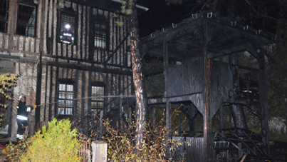 Atatürk'ün kaldığı konak yandı