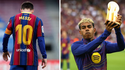 Lamine Yamal, Messi'nin rekorunu yerle bir etti