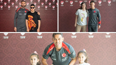 Milli futbolculardan otizmli çocuklara destek