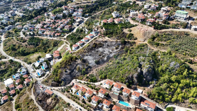 Alevler villalara dayandı