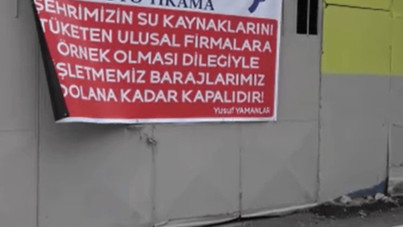 Kepenkleri indirdi: Barajlar dolana kadar açmayacağım