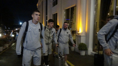 Millilerin rakibi Gürcistan, maç için Kocaeli'ne geldi