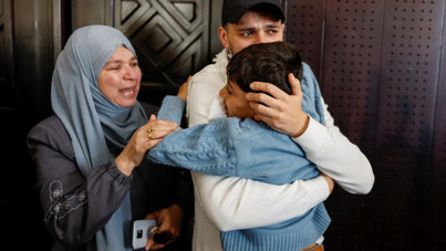 Onlarca Filistinli esir serbest kaldı