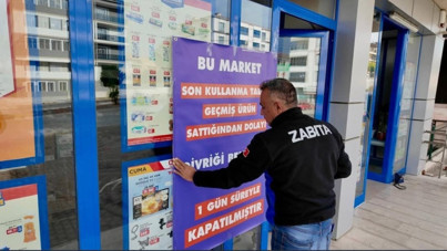 Raflarda tarihi geçmiş ürün skandalı! Zincir market kapatıldı