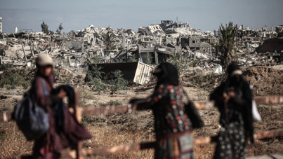 Ateşkesin ardından evlerine döndüler, yıkımla karşılaştılar