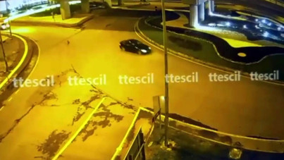 Daha önce ehliyeti iptal edilen sürücü drift yaparken yakalandı