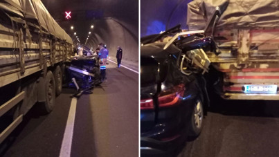 Tünelde feci kaza: Ölü ve yaralılar var