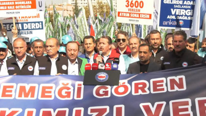 Memurlardan Meclis önünde zam eylemi