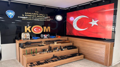 Şanlıurfa'da cephanelik gibi atölye: 4 gözaltı