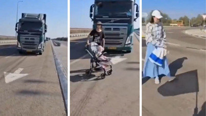 İsrailliler yardım tırlarının önünü kesti: Vahşete bebekleri de alet ettiler!