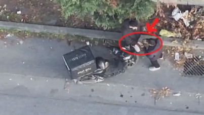 Uyuşturucu ticareti drone kamerasında