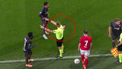 Belçika Ligi'nde skandal olay: Hakemin başına cisim isabet etti, maç ertelendi