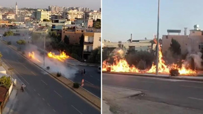 İnternet çalışması sırasında doğal gaz borusu zarar gördü, 2 kişi yaralandı