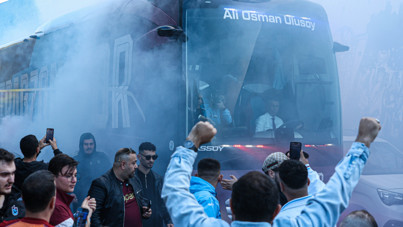 Trabzonspor taraftarı, takımı Rize deplasmanına uğurladı: Başkan üçlü çektirdi