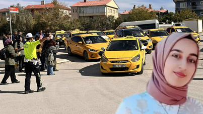 Taksicilerden Rojin için adalet konvoyu