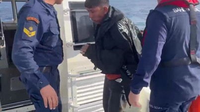 Yüzerek Yunanistan’a geçmeye çalıştı