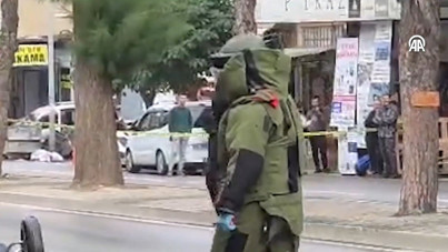 Küçük çocuk el bombası buldu