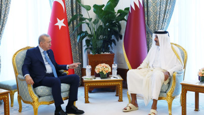 Erdoğan ve Katar Emiri bir araya geldi